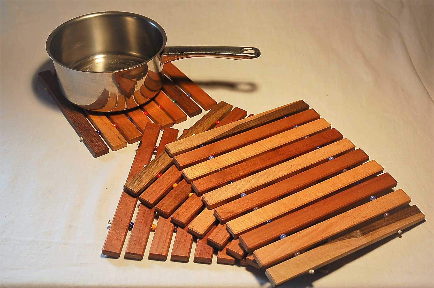 Untersetzer mit Perlen – Bild 2