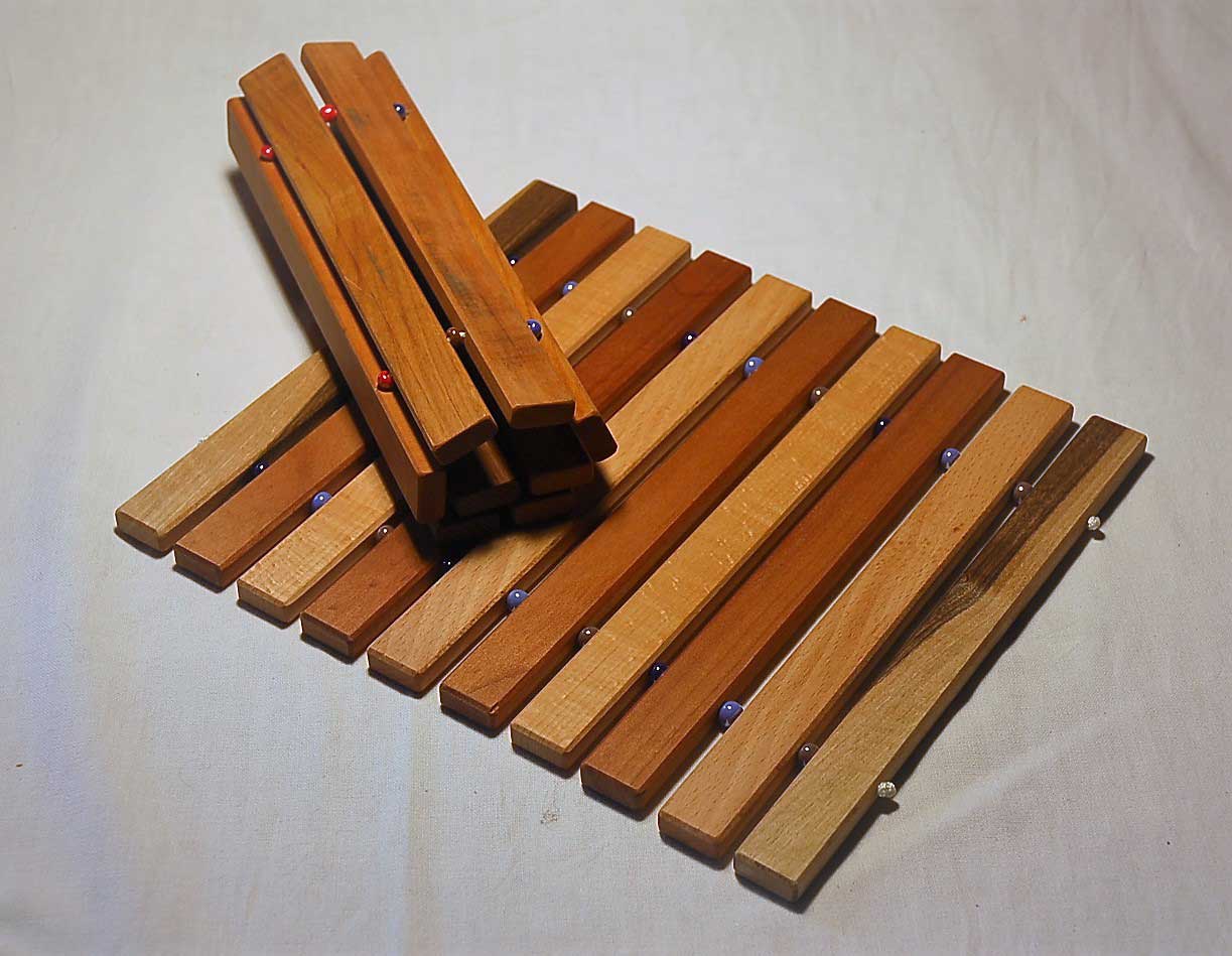 Untersetzer mit Perlen